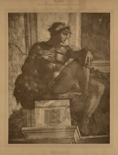Róma - Vatikáni Palota, Sixtus-kápolna, Michelangelo alkotó: Adolphe Braun