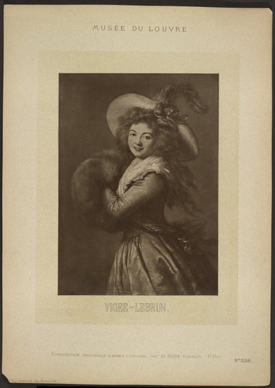 [Vigee-Lebrun önarcképe, Louvre Múzeum] alkotó: Adolphe Braun