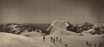 A Mont Titlis csúcsán, Svájc,1866 (fotó) alkotó: Adolphe Braun