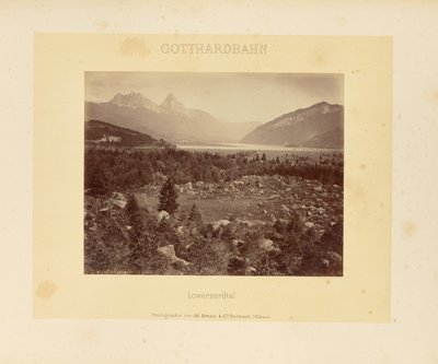 Gotthard vasút: Lowerzerthal alkotó: Adolphe Braun and Cie