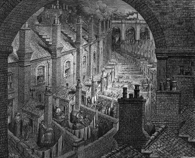 London felett vasúton, 1872 alkotó: Adolphe Francois Pannemaker