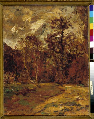 Őszi táj alkotó: Adolphe Joseph Thomas Monticelli