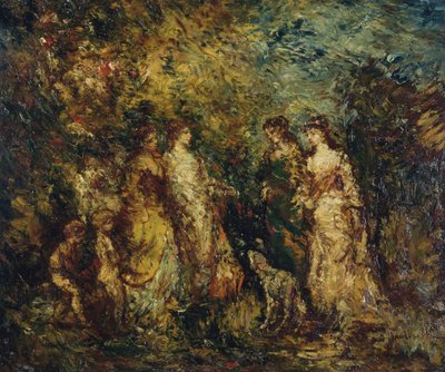 Női játék alkotó: Adolphe Joseph Thomas Monticelli