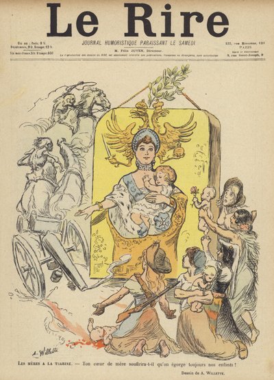 Illusztráció Le Rire alkotó: Adolphe Leon Willette