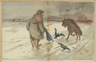 Illusztráció Le Rire alkotó: Adolphe Leon Willette