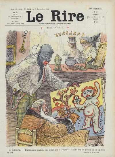 Illusztráció Le Rire alkotó: Adolphe Leon Willette