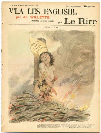 A nevetés, 264. szám, Szatirikus színekben alkotó: Adolphe Leon Willette