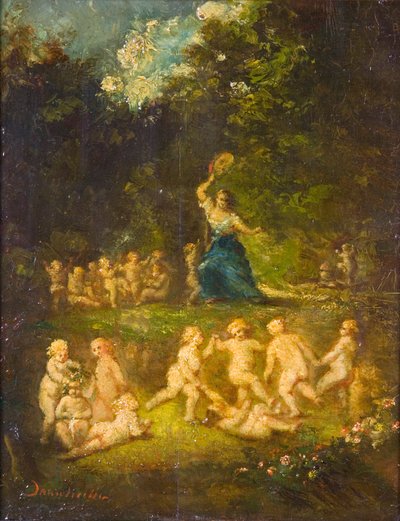 "The gambols", 1844-1886 alkotó: Adolphe Monticelli
