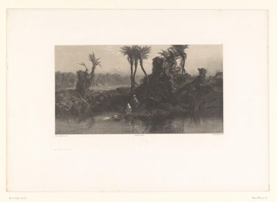 Mozes in het rieten mandje Mózes kitéve a vizekre (cím a tárgyon) alkotó: Adolphe Mouilleron