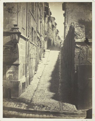 Rue des Grands Carmes, kilátás a Rue Ste. Marthe felől alkotó: Adolphe Terris