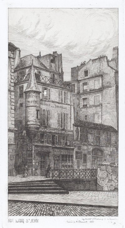 Rue du Coq St. Jean alkotó: Adolphe Théodore Jules Martial Potémont
