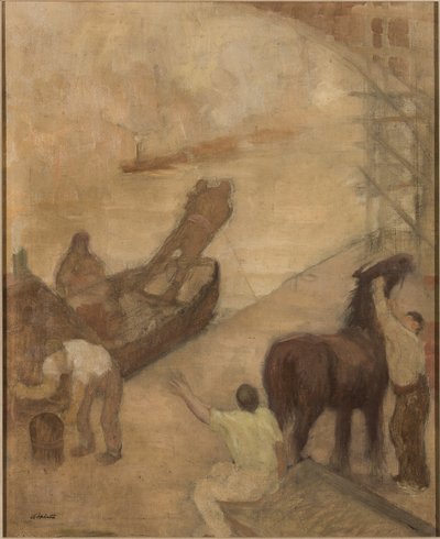 Manchesteri hajócsatorna alkotó: Adolphe Valette