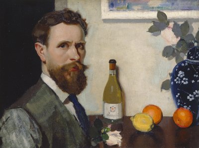 Self Portrait, c.1917 (oil on canvas) alkotó: Adolphe Valette