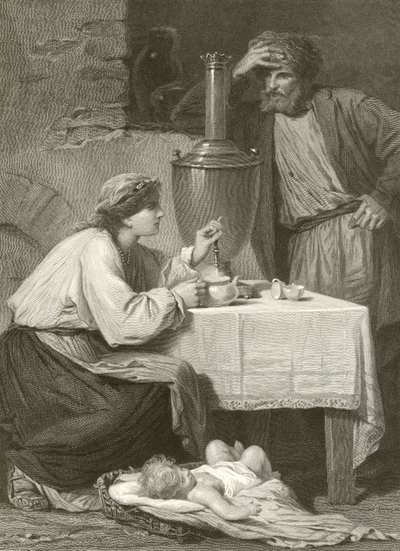 Egy orosz paraszt otthona alkotó: Adolphe Yvon
