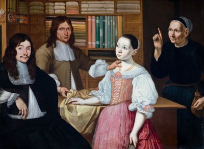 A Draper üzletben alkotó: Adriaan Bloemaert