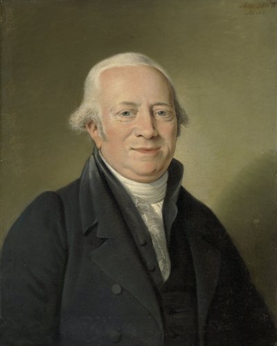 Cornelis Sebille Roos (1754-1820), amszterdami műkereskedő és a hágai Huis ten Bosch Nationale Konst-Gallery őrzője alkotó: Adriaan de Lelie
