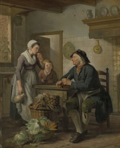 Reggeli látogatás alkotó: Adriaan de Lelie