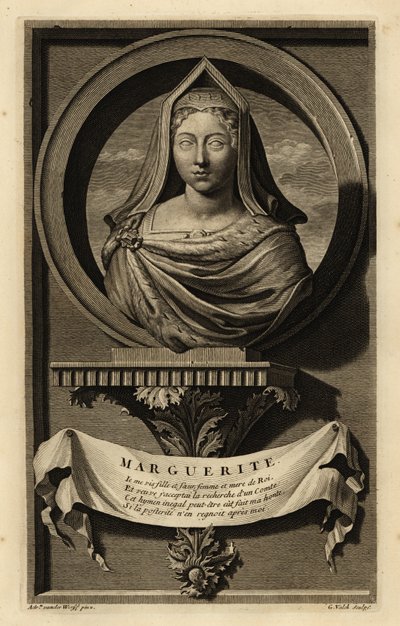 Tudor Margit (1489-1541) (metszet) alkotó: Adriaan van der (after) Werff