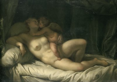 Amor Kissing Venus alkotó: Adriaan van der Werff