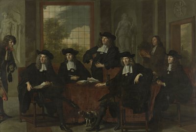 Az amszterdami Collegium Medicum elöljárói, 1683 alkotó: Adriaen Backer