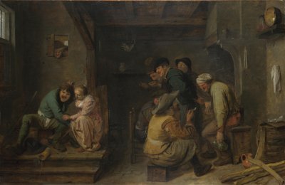 Kocsmai jelenet alkotó: Adriaen Brouwer