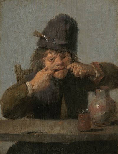 Fiatalok arcképes, c. 16321635. alkotó: Adriaen Brouwer
