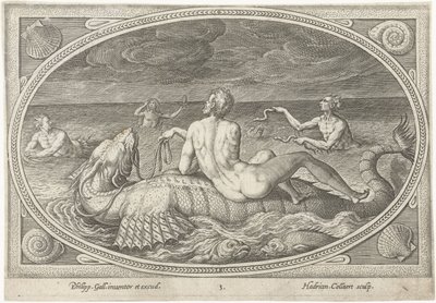 Acis egy halon Sea Gods (sorozat címe) alkotó: Adriaen Collaert