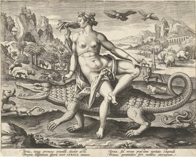 Afrika A négy kontinens (sorozat címe) alkotó: Adriaen Collaert