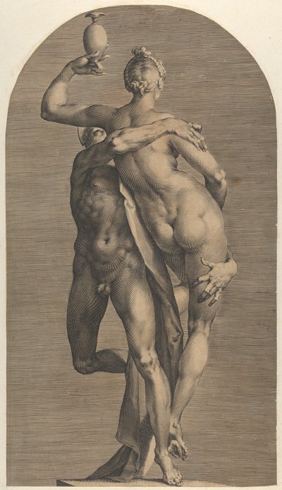 Mercury Aducting Psyche, kb. 1622. alkotó: Adriaen Collaert