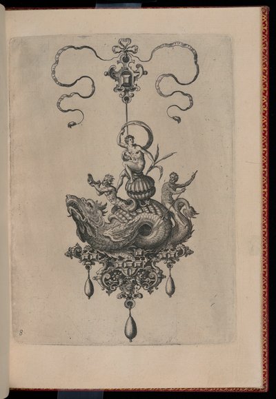8. lemez, Bullarum Inaurium, medálok, fülbevalók, stb. A legügyesebb természet tervei, második rész alkotó: Adriaen Collaert