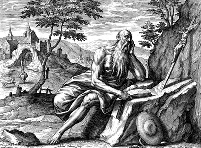 Szent Jeromos, 1540-1567 alkotó: Adriaen Collaert