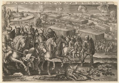 Bécs ostroma a török hadsereg által, 1529 alkotó: Adriaen Collaert
