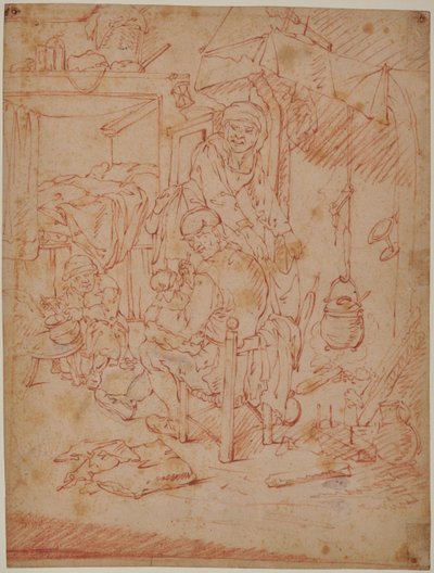 Holland belső alkotó: Adriaen Jansz. van (attr. to) Ostade