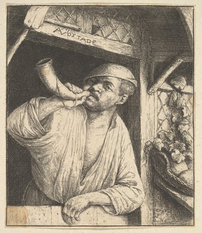 Baker Fúj kürt, 1610-85. alkotó: Adriaen Jansz. van Ostade