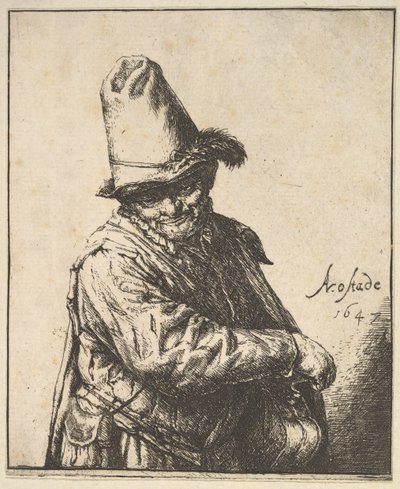 Hurdy Gurdy Man, 1647. alkotó: Adriaen Jansz. van Ostade