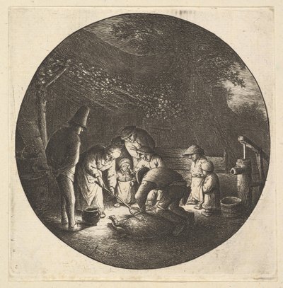 Sertéshentes, 1610-85. alkotó: Adriaen Jansz. van Ostade