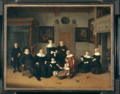 Családi portré, korábbi nevén a festő családja - Családi portré ... alkotó: Adriaen Jansz. van Ostade