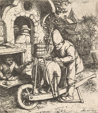 A késdaráló, 1610-85. alkotó: Adriaen Jansz. van Ostade