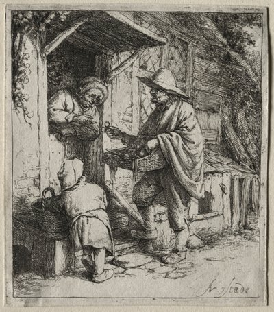A Szemüvegárus. alkotó: Adriaen Jansz. van Ostade