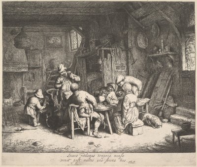 Az íz, 1610-85. alkotó: Adriaen Jansz. van Ostade