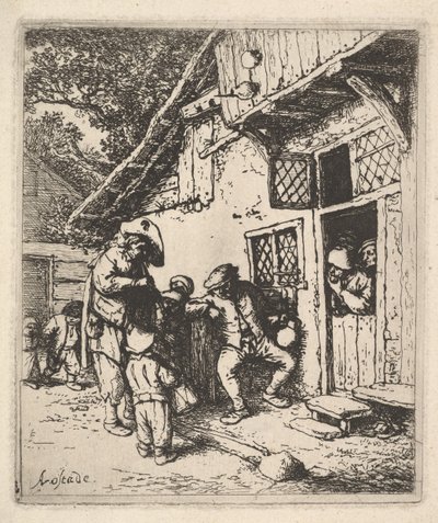 Utazó zenészek, 1610-85. alkotó: Adriaen Jansz. van Ostade