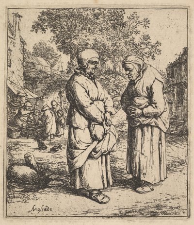 Két pletyka, 1610-85. alkotó: Adriaen Jansz. van Ostade