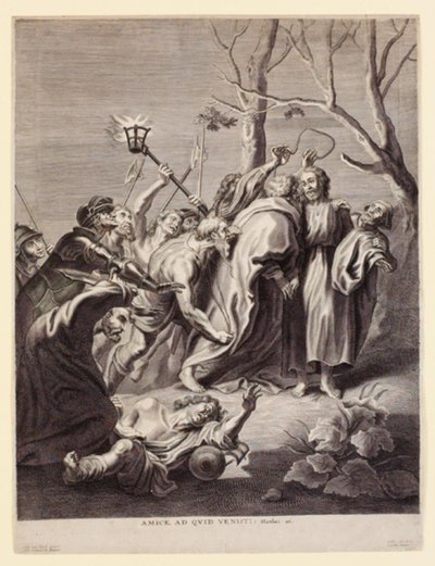 Kép Jézus életéből. Amice, mint quid venesti alkotó: Adriaen Lommelin