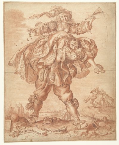 Erős lábak szükségesek a luxus hordozásához „Erős lábak szükségesek a luxushoz” alkotó: Adriaen Pietersz van de Venne