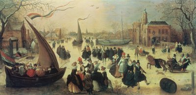 Korcsolyaparti alkotó: Adriaen Pietersz van de Venne