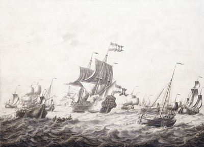 Harctörő halászhálók, alkotó: Adriaen van Salm