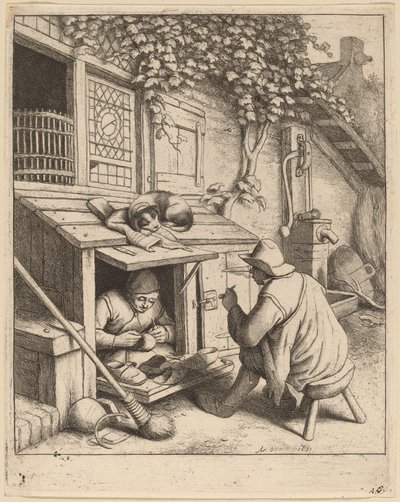 Cipész alkotó: Adriaen van Ostade