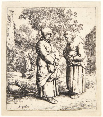 A két pletyka alkotó: Adriaen van Ostade
