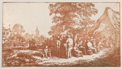 Fest unter dem großen Baum alkotó: Adriaen van Ostade