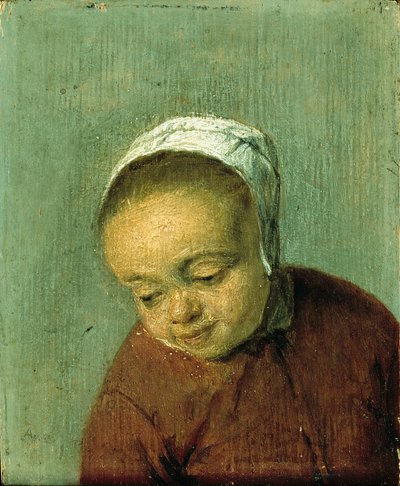 Egy lány feje alkotó: Adriaen van Ostade